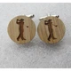 Дерев'яні запонки Гольф Handmade (acs0005952) - зображення 1