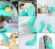 Силиконовые кухонные перчатки губка перчатка для мытья посуды 2шт (34059871) - изображение 3