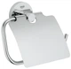 Держатель туалетной бумаги с крышкой GROHE Essentials хром металл 40367001 - изображение 1