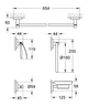 Набор аксессуаров 5 в 1 GROHE Essentials 40344001 - изображение 2