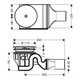 Сифон для душового піддону Hansgrohe Raindrain 90 60067000 хром (58382) - зображення 2