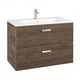 Тумба підвісна з умивальником Roca VICTORIA BASIC 80см A855852423 кедр (49490) - зображення 1