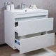 Тумба с умывальником Fancy Marble Borneo 800 Lucia белая (19016) - изображение 2