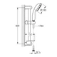 Душовий гарнітур Grohe New Tempesta 100 (27926001) - зображення 2