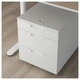 Комод на колесах GALANT 45x55 см IKEA 103.651.55 білий - зображення 2