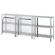 Стелаж з чохлом HYLLIS 180x27x74 см IKEA 392.865.58 сірий - зображення 2