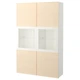 Сервант IKEA (ІКЕА) BESTÅ 120х40х192см Inviken ясен білий (792.055.17) - зображення 1