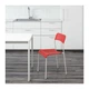 Стул IKEA (ИКЕА) ADDE красный (902.191.84) - изображение 5