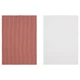 Полотенце кухонное IKEA (ИКЕА) TROLLPIL 50x70см 2 шт белое красное (803.720.01) - зображення 2
