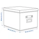 Коробка IKEA (ІКЕА) STORSTABBE 35х50х30см з кришкою синя (203.954.06) - зображення 6