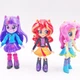 Ігровий набір My Little Pony 9 фігурок героїв 13 см Рарити - Пінкі Пай - Сансет Шімер - Сутінкова Іскорка - Флатершай - Веселка Деш - Дыджей Пон - Флеш Сентри (Великі Рухомі Іграшки Ляльки Травень Літл Поні) - зображення 7