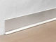 Алюминиевый плинтус Profilpas Metal line 90 высота 60 мм сатинированное серебро (Metal Line 90/6 SSF) - изображение 2