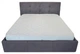 Кровать Manchester Comfort 120 х 200 см Мисти Dark Grey A1 С подъемным механизмом и нишей для белья Темно-серый - изображение 2