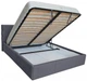 Кровать Manchester Comfort 120 х 200 см Мисти Dark Grey A1 С подъемным механизмом и нишей для белья Темно-серый - изображение 4