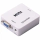 Конвертер перехідник відеосигналу VGA to HDMI 3.5 мм jack 480i/480p/576i/576p/800×600/720i/720p/1280×1024/1600×1200/1080i/108p - зображення 1