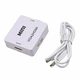Конвертер перехідник відеосигналу VGA to HDMI 3.5 мм jack 480i/480p/576i/576p/800×600/720i/720p/1280×1024/1600×1200/1080i/108p - зображення 5
