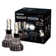 Світлодіодні автолампи H3 для авто Carlamp Night Vision Gen2 Led автолампи 5500 K 5000 Lm (NVGH3) - зображення 1