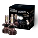 Світлодіодні автолампи H4 для авто Carlamp Night Vision Gen2 Led автолампи 5500 K 5000 Lm (NVGH4) - зображення 1