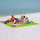 Пляжный коврик подстилка антипесок Sand-free Mat Салатовый - изображение 2
