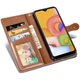 Кожаный чехол-книжка GETMAN Gallant (PU) для Xiaomi Redmi 9A Коричневый - изображение 3