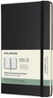 Еженедельник Moleskine 2019-2020 Горизонтальный 13 х 21 см 208 страниц Чёрный (8058647629568) - изображение 1