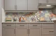 Кухонный фартук на стену Осенний Орнамент (наклейка для кухни ПВХ пленка скинали) под плитку Текстуры Бежевый 60х200 см - изображение 3