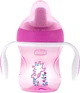 Kubek niekapek Chicco Transition Cup 6m+ Różowy 200 ml (8058664070008) - obraz 1