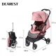 Прогулочная Коляска Dearest 818 Plus Синяя, рама черная - изображение 7