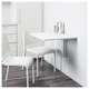 Стол пристенный раскладной IKEA NORBERG 301.805.04 - зображення 2