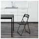Стілець IKEA NISSE Чорний 301.150.66 - зображення 3