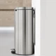 Ведро для мусора с педалью Brabantia Pedal Bin FlatBack 40 л Matt Steel Fingerprint Proof 482021 - изображение 5