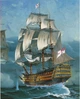 Zmontowany model statku Revell Victory Battle of Trafalgar. Skala 1:225 (MR-5767) - obraz 8