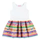 Платье LC Waikiki 122 см Бело-красное (LCW Dress-001-2) - изображение 1