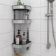 Полки угловые настенные IKEA BROGRUND нержавейка 304.089.79 - изображение 2