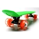 Пенни борд Penny Board 22" Салатовый со светящимися колесами - изображение 4