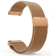 Ремешок для Amazfit BIP | Bip Lite | Bip U / Pro/ Mini | GTS | GTS 2 /3 | Gtr 42mm миланская петля 20мм Milanese loop Браслет Розовое Золото BeWatch (1010238) - изображение 2