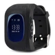 Дитячі смарт-годинник UWatch Q50 Black кнопка SOS з функцією телефону та GPS Smartwatch android IOS розумні годинник - зображення 1