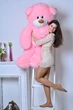 Плюшевый мишка ДЕН Karinka Розовый 155 см - изображение 2