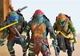 Игровой набор Ninja Turtles Черепашки Ниндзя 4 шт 13 см Леонардо - Донатело - Микиланжело - Рафаель + Оружие - изображение 2