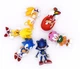 Игровой набор Super Sonic 6 фигурок 6-7 см Супер Соник - Майлз Тейзл - Эми Роуз - Ехидна Наклз - Метал-Соник - Супер Шэдоу - изображение 4