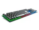 Клавіатура REAL-EL Comfort 7090 Backlit USB чорна з підсвічуванням - зображення 6