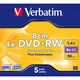 Диск DVD Verbatim mini 1.4Gb 4X Jewel 5шт Matt Silver (43565) - изображение 2