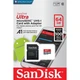 Карта памяти SANDISK 64GB microSDXC class 10 UHS-I A1 Ultra (SDSQUAR-064G-GN6TA) - изображение 3