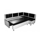 Кухонный уголок мягкий раскладной из ДСП + кожзам Марсель Modern - изображение 3
