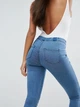 Синие джеггинсы без застежки ASOS vy-200520-10 3XS (786823XS) Голубой - изображение 3