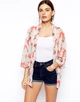 Oversize - блуза с цветочным принтом ASOS AS480410 2XS (108122XS) Цветочный принт - изображение 1