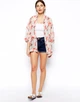 Oversize - блуза с цветочным принтом ASOS AS480410 2XS (108122XS) Цветочный принт - изображение 4