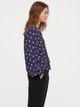 Блуза H&M 0703033 S (58597S) Фиолетовый - изображение 3