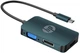 Перехідник HP USB3.1 Type-C - HDMI/VGA/DP 0.2 м Чорний (DHC-CT200) - зображення 1
