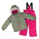 Зимовий термокомплект Peluche&Tartine F18M64EF-Khaki_Berry хакі з малиновим 102 - 112 см (F18M64EF-Khaki_Berry-4) - зображення 1